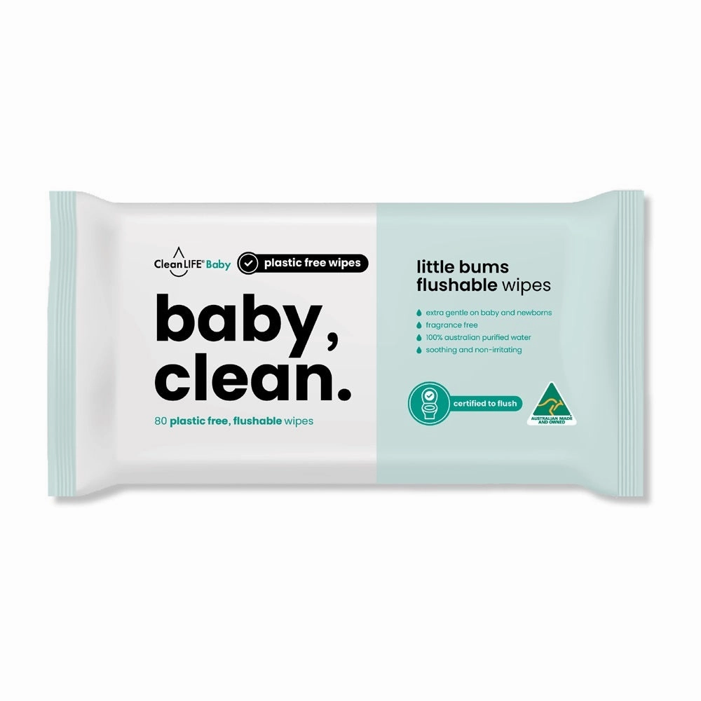 CleanLIFE Baby Clean Flushable Range 80pk