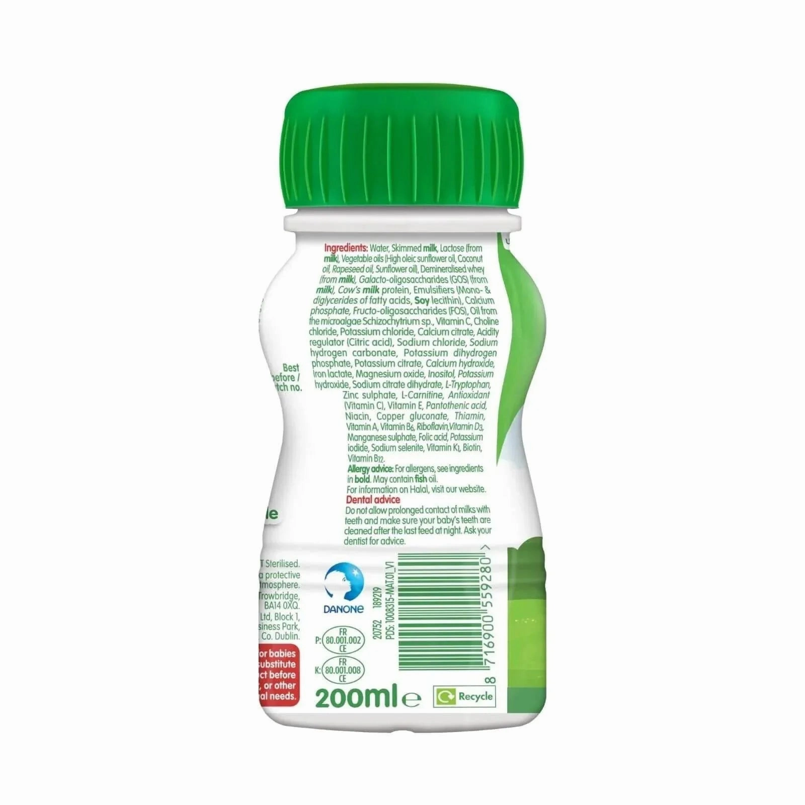 Cow & Gate 2 Follow On Ready to Drink Liquid Milk 6  months 200ml