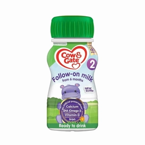 Cow & Gate 2 Follow On Ready to Drink Liquid Milk 6  months 200ml