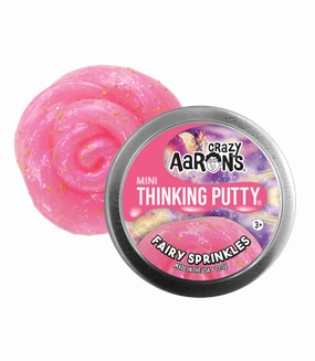 Crazy Aaron's Thinking Putty - Fairy Sprinkles Mini Tin 0.47oz