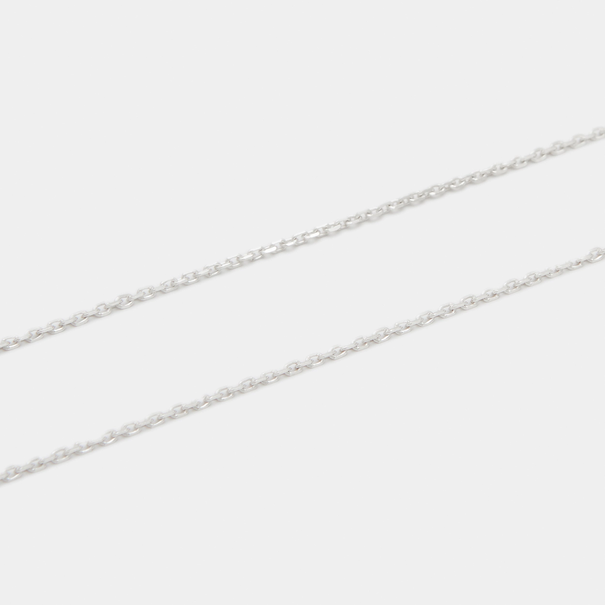 Dainty Diamond Cut Chain in Silver