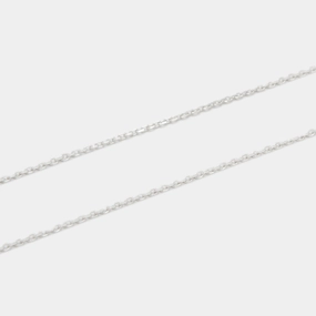 Dainty Diamond Cut Chain in Silver