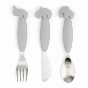 Done By Deer Easy Grip Cutlery Set Deer Friends