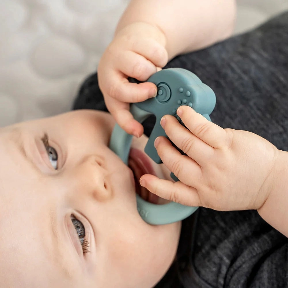 Done By Deer Teether 2-Pack Deer Friends Green/Blue