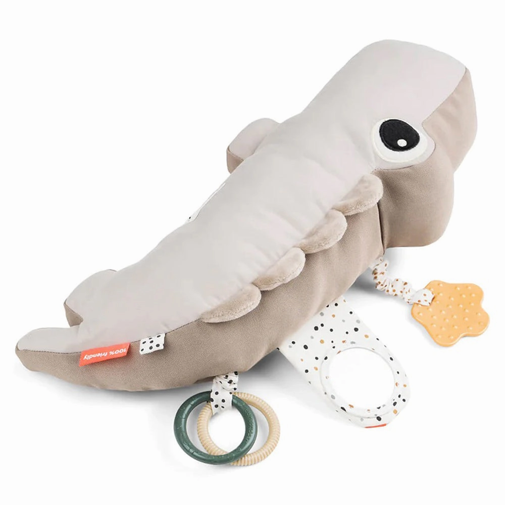 Done By Deer Tummy Time Activity Toy Croco Sand