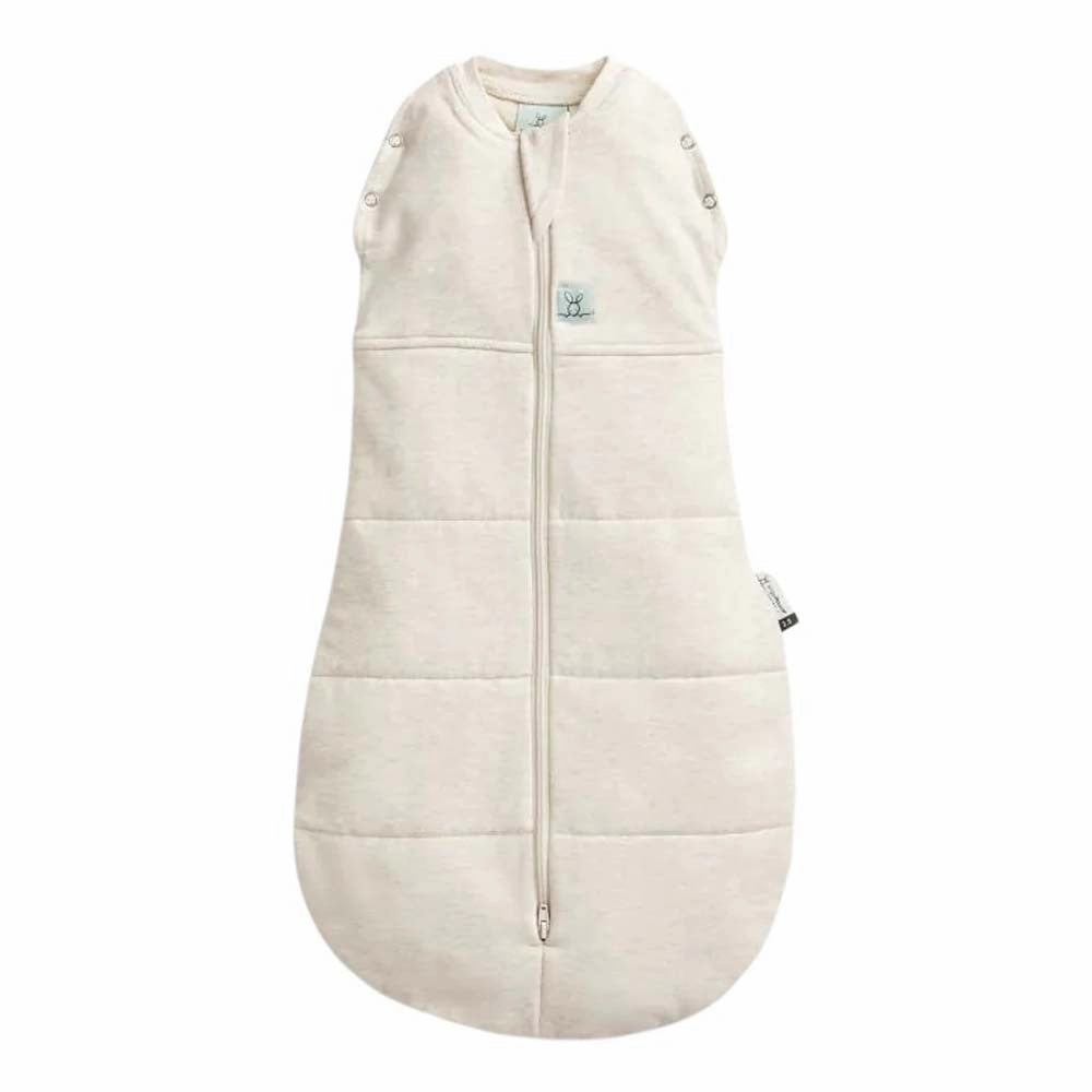 Ergopouch 3.5 Tog Cocoon Swaddle Oatmeal Marle