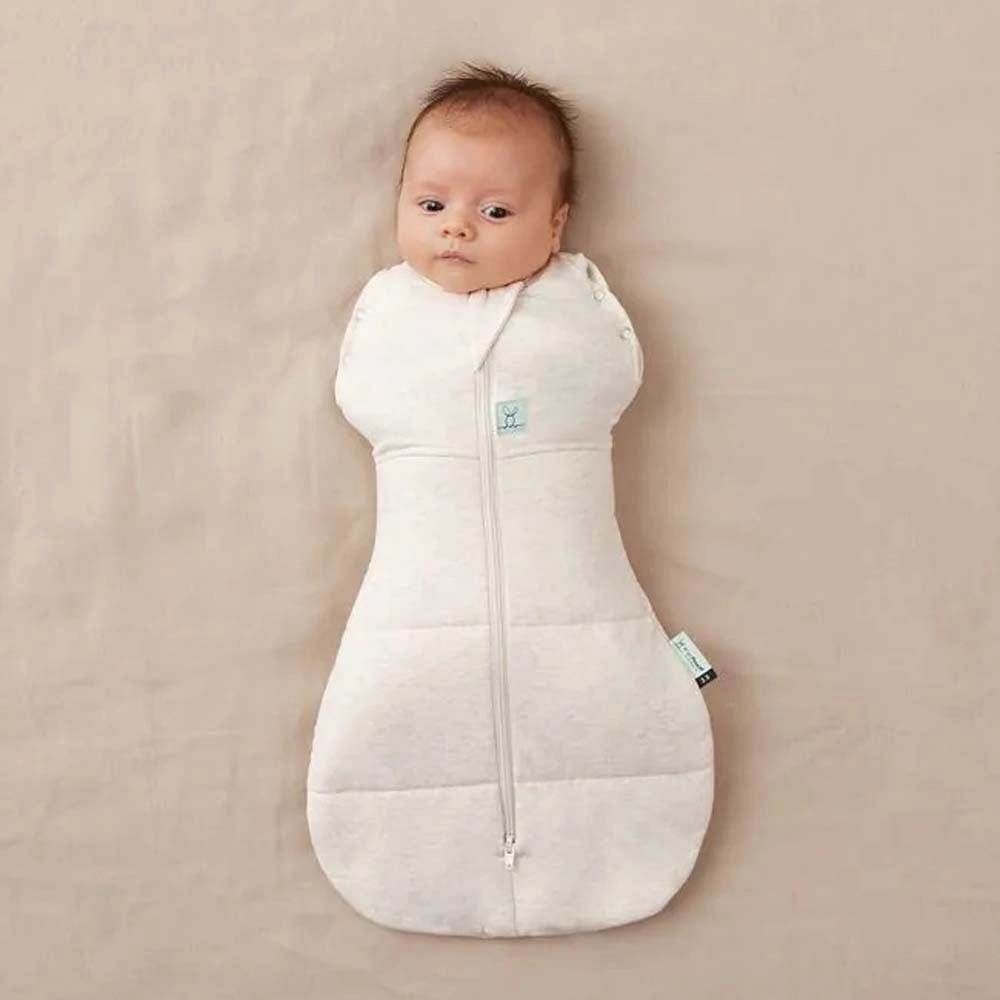 Ergopouch 3.5 Tog Cocoon Swaddle Oatmeal Marle