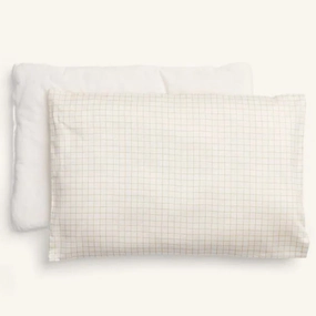 ErgoPouch Pillow With Case Caramel Grid