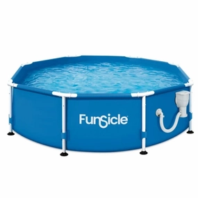 Funsicle P2000830A 8'x30" Outdoor Activity Round Frame Above Ground Swimming Pool Set