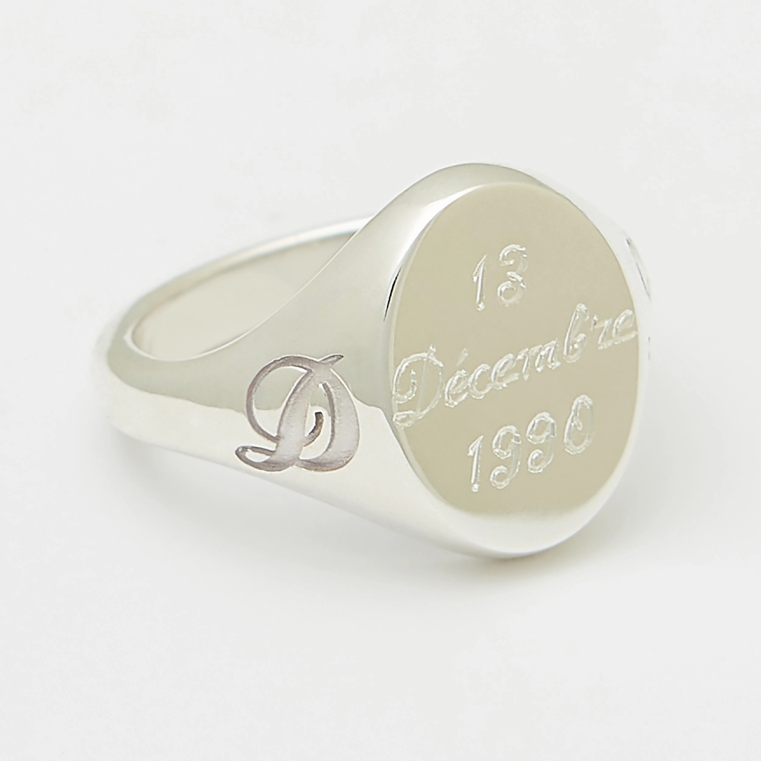 Gaston Signet Ring in Silver