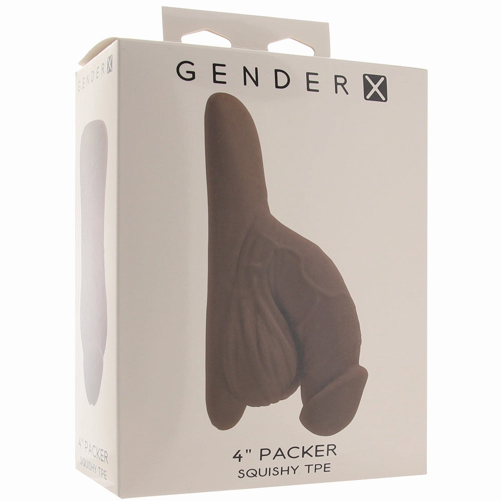 Gender X 4 Inch Squishy Packer in Dark