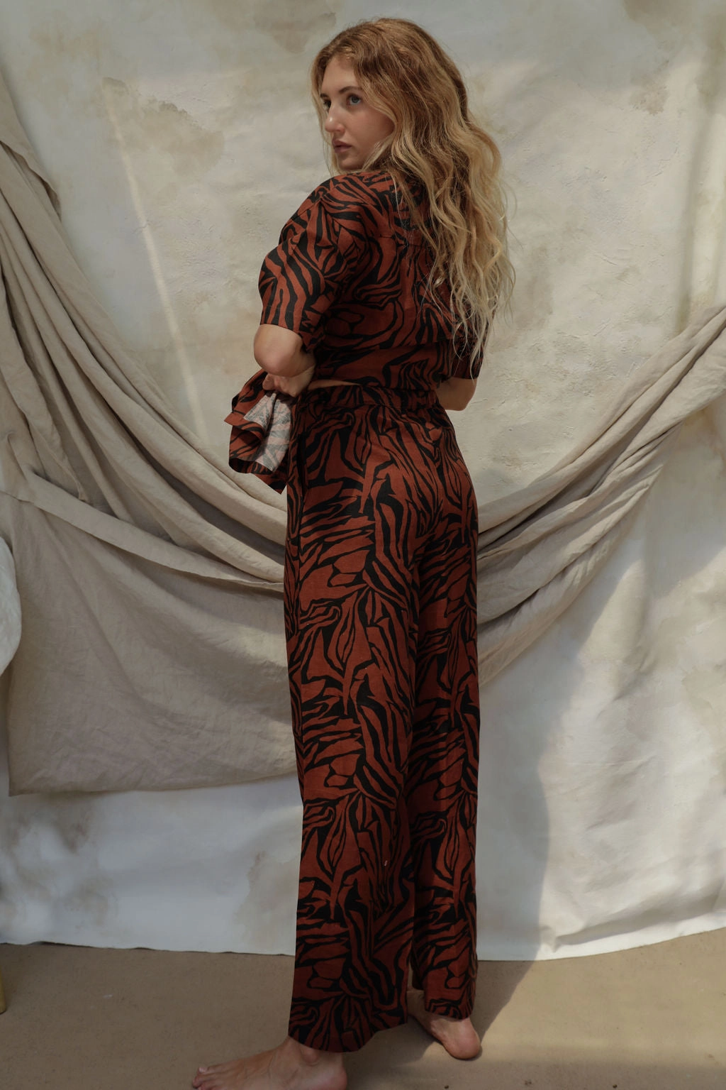 Gita Linen Pant - Bengal