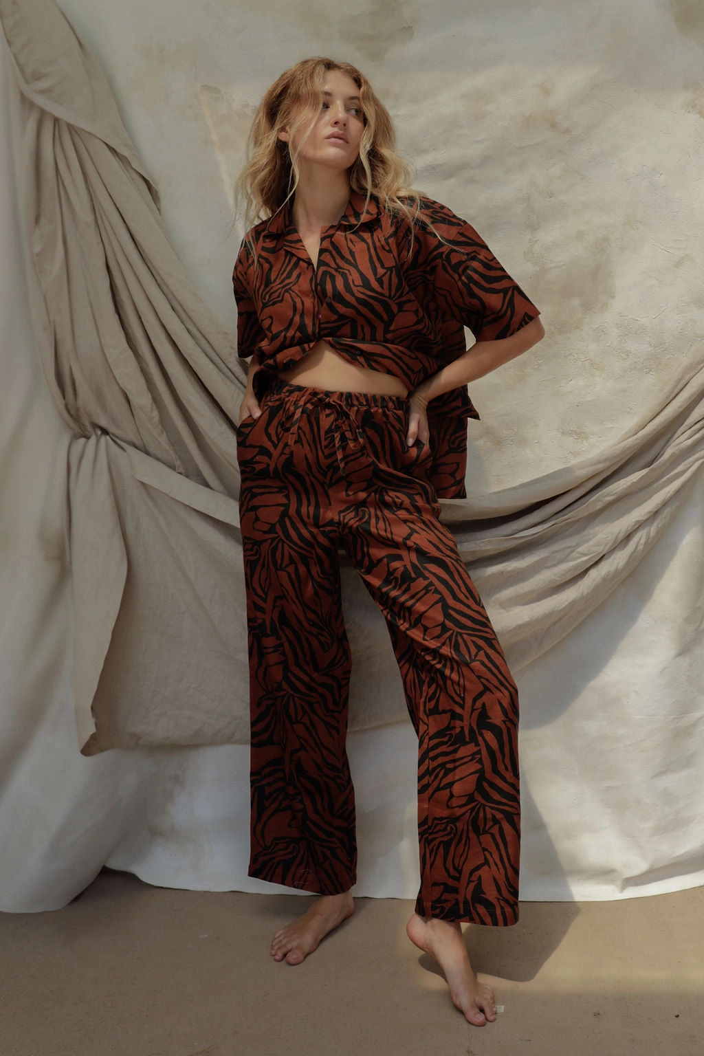 Gita Linen Pant - Bengal