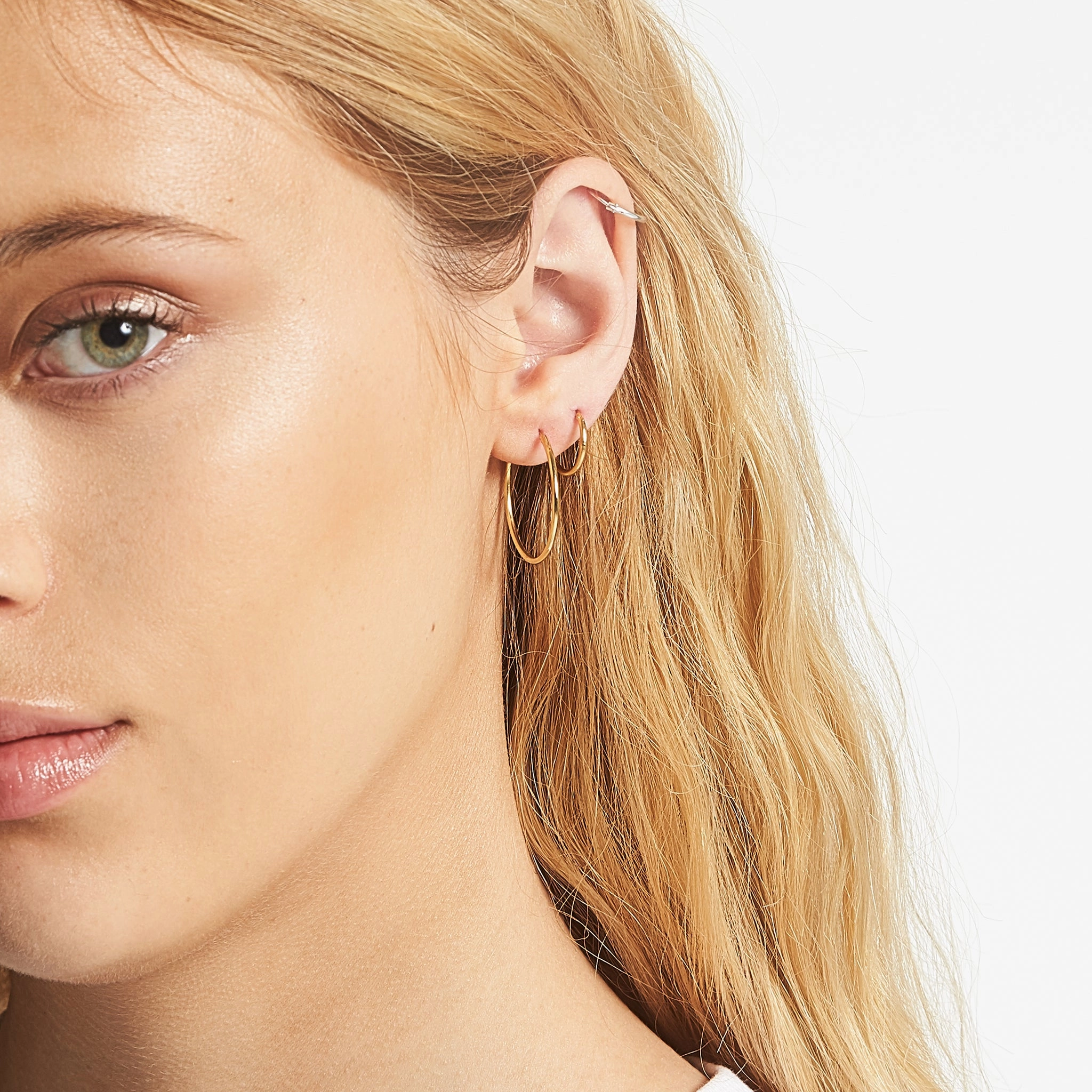 Gold Vermeil Hoops