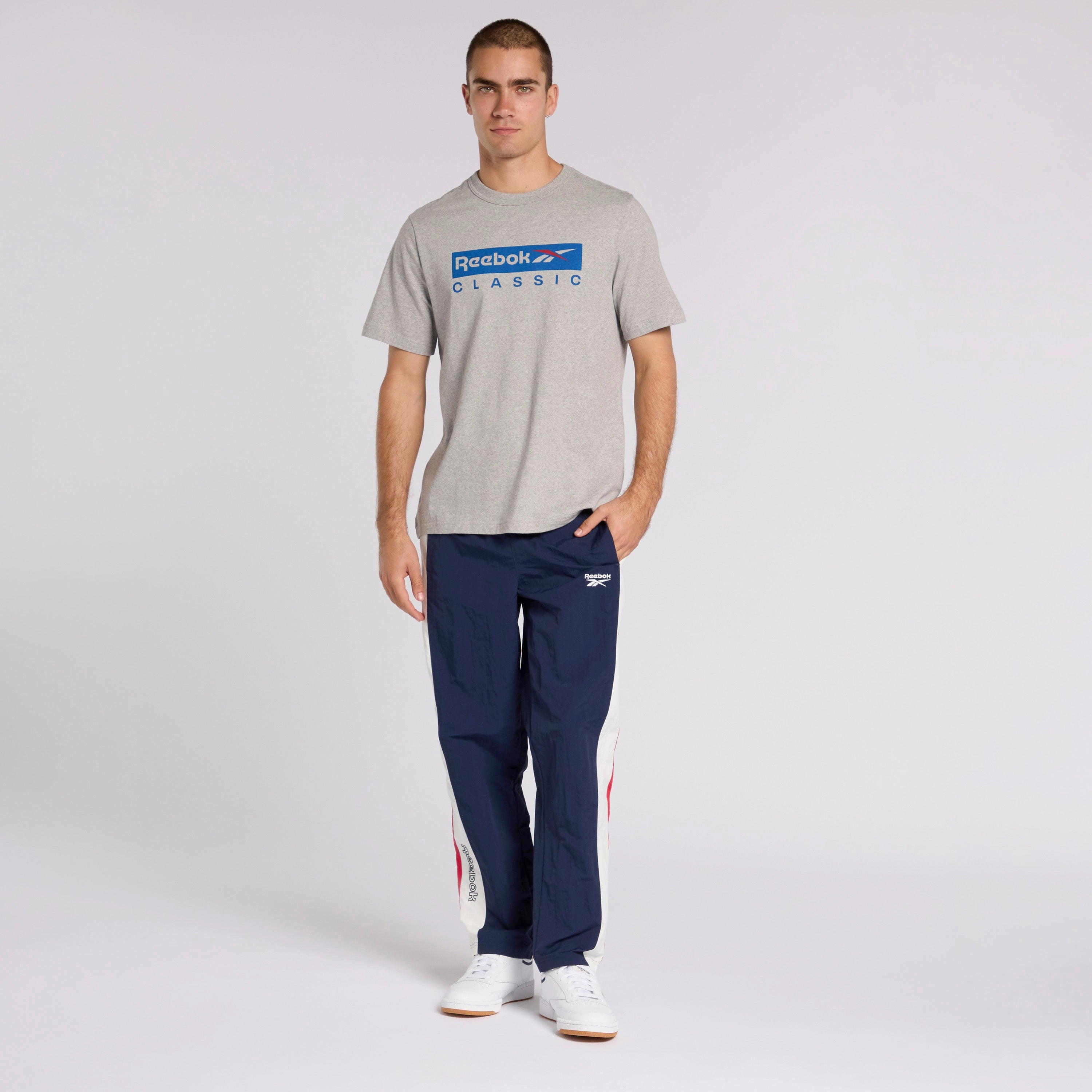 Gs Reebok Classic Ss Medium Grey Heather