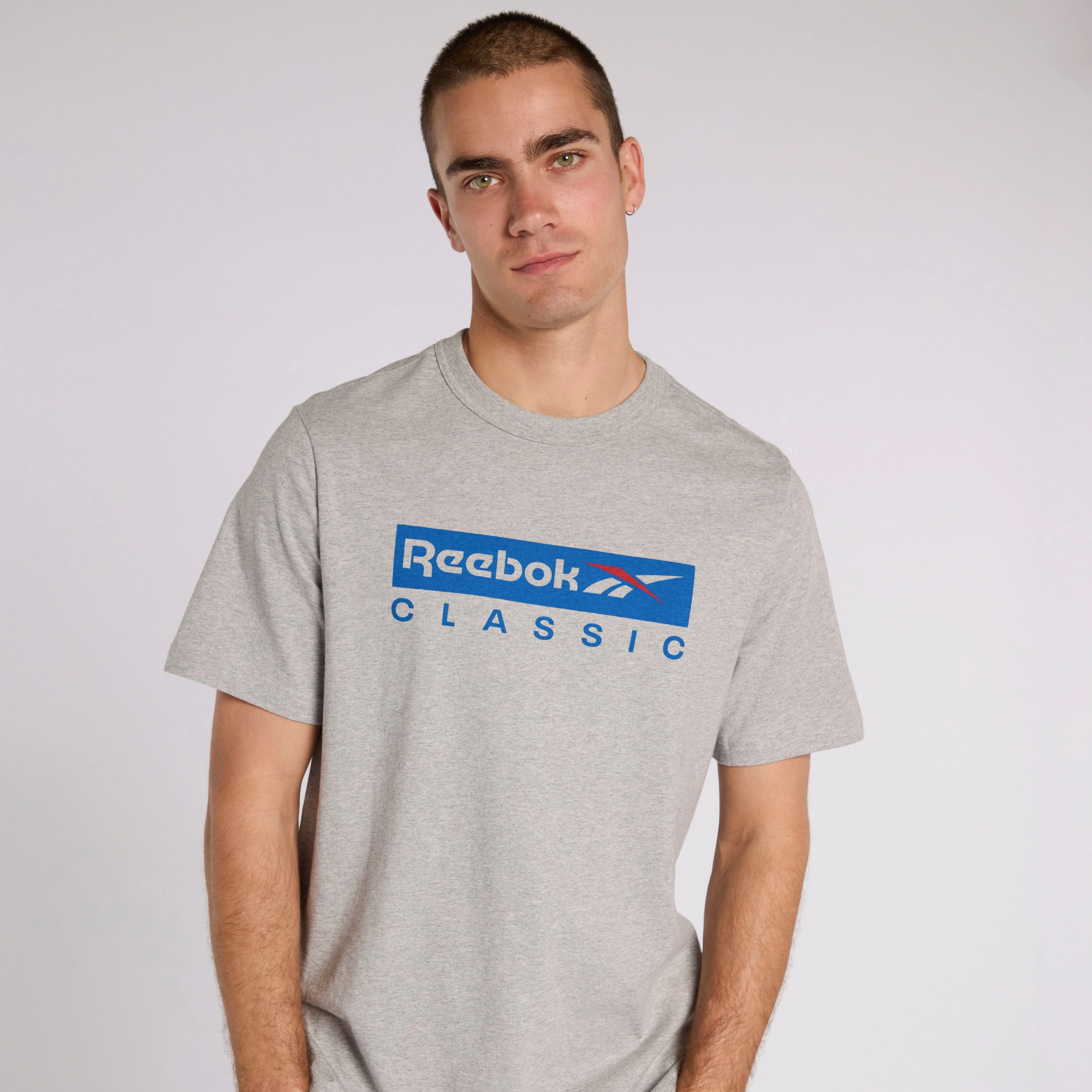Gs Reebok Classic Ss Medium Grey Heather