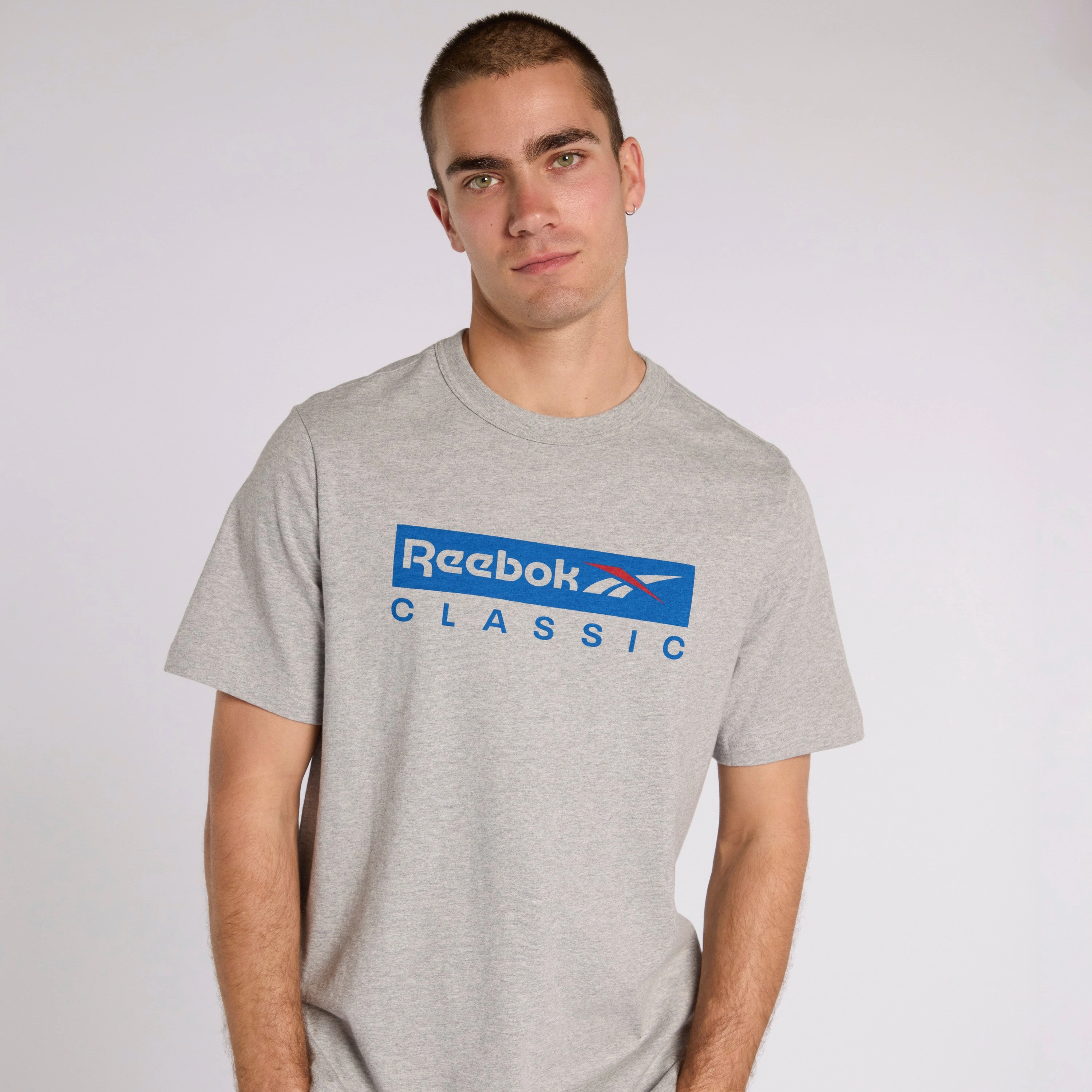 Gs Reebok Classic Ss Medium Grey Heather