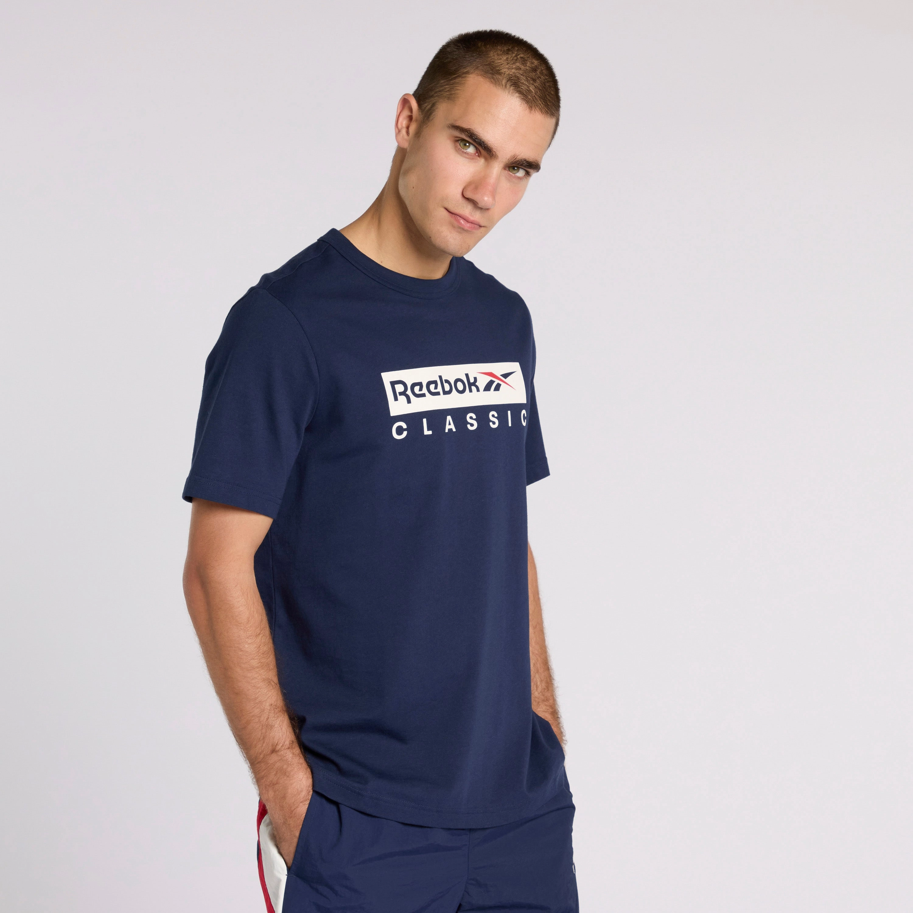 Gs Reebok Classic Ss Vector Navy
