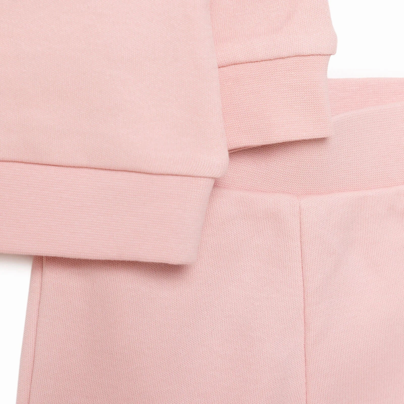 HelloBaby Baby Girl Sweatshirt Footless Bottom - Powder