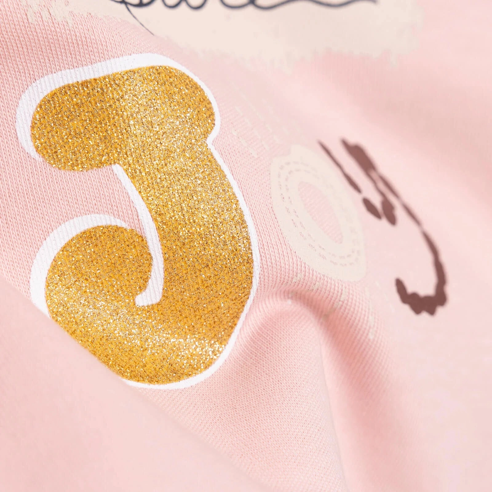 HelloBaby Baby Girl Sweatshirt Footless Bottom - Powder