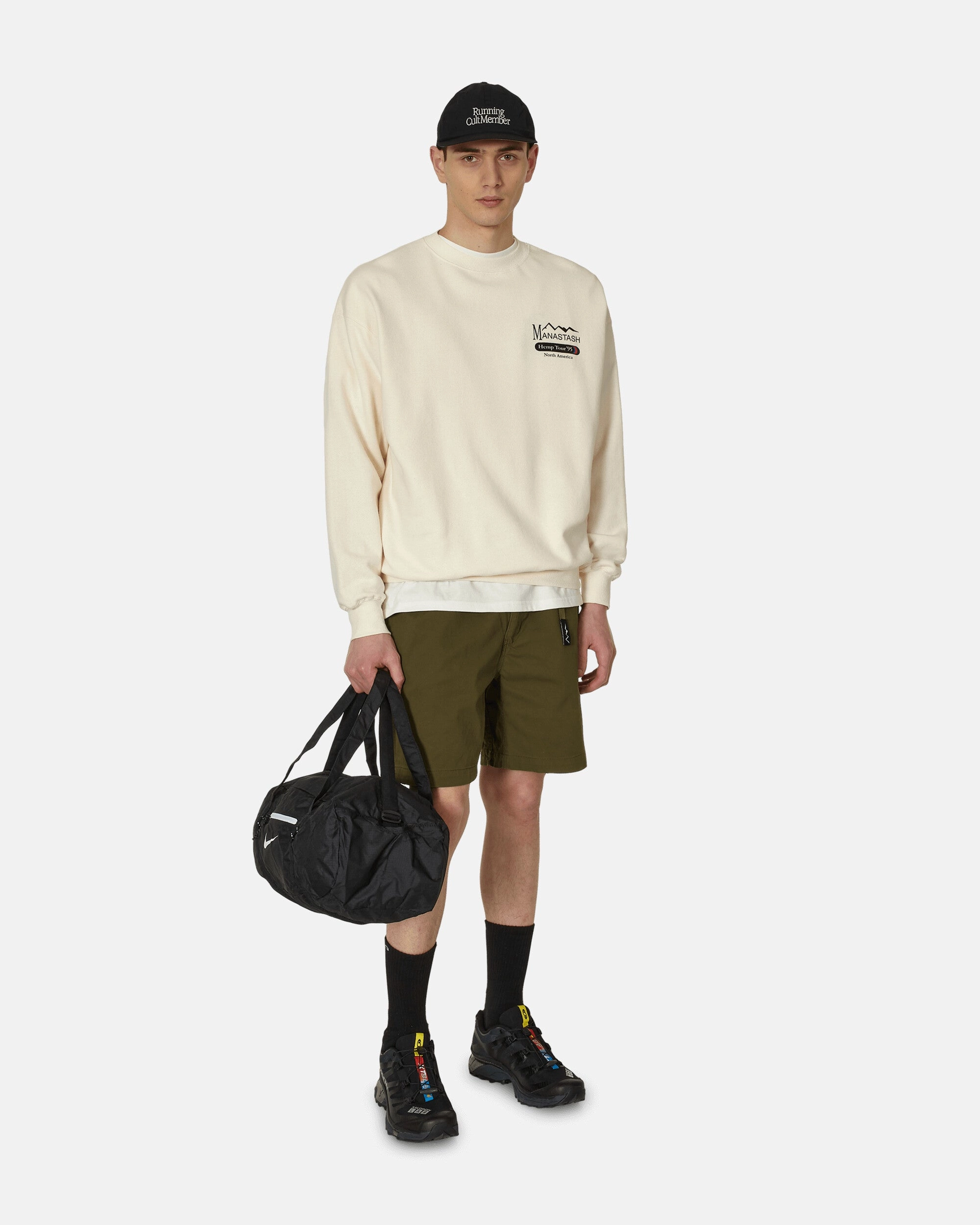 Hemp Tour Cascade Crewneck Sweatshirt Natural