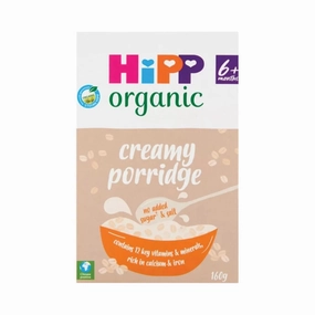 HiPP Organic Creamy Porridge Baby Cereal 6  months 160g