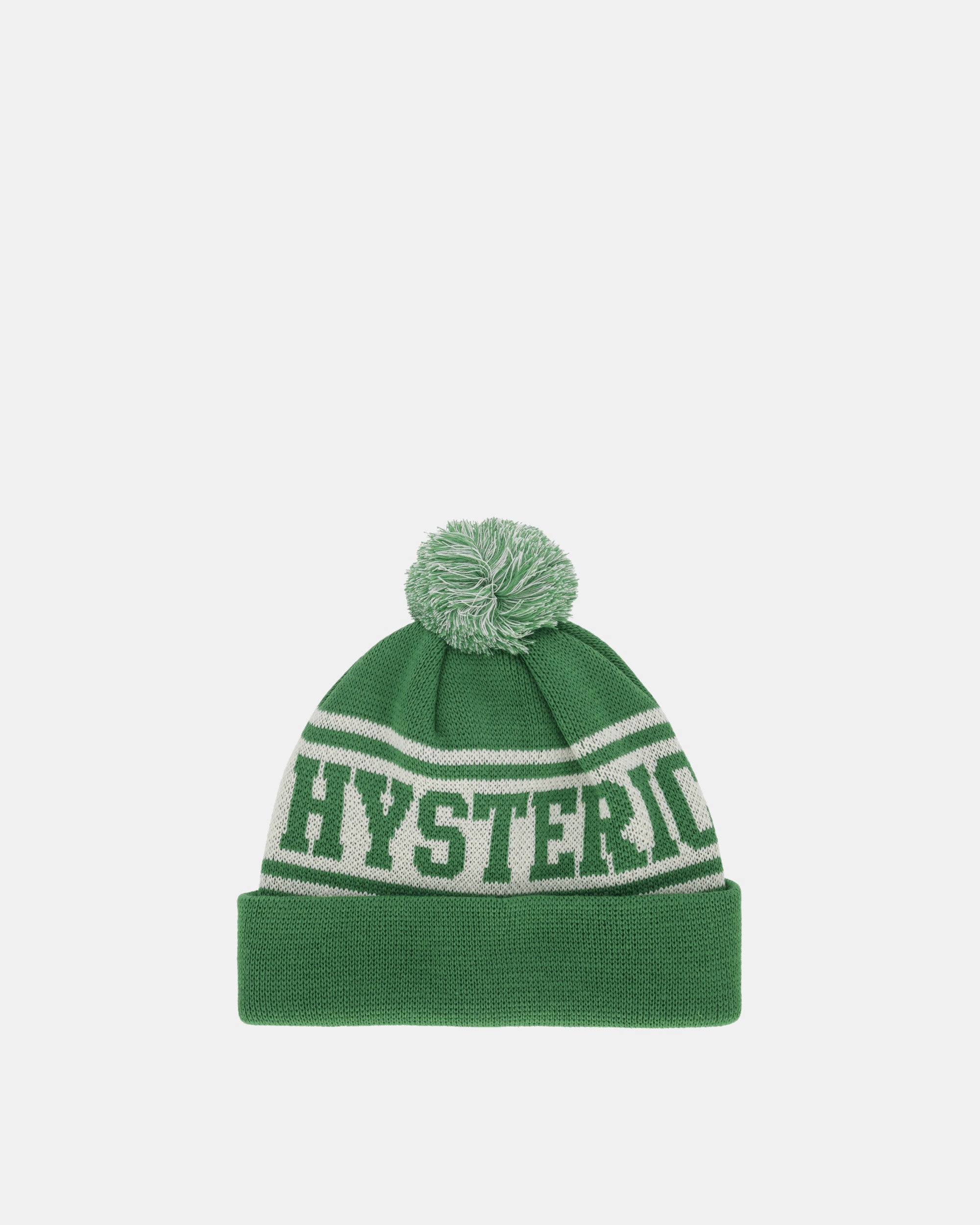 Hysteric Logo Beanie Green