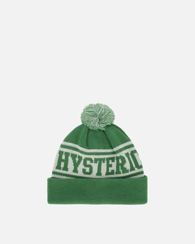 Hysteric Logo Beanie Green