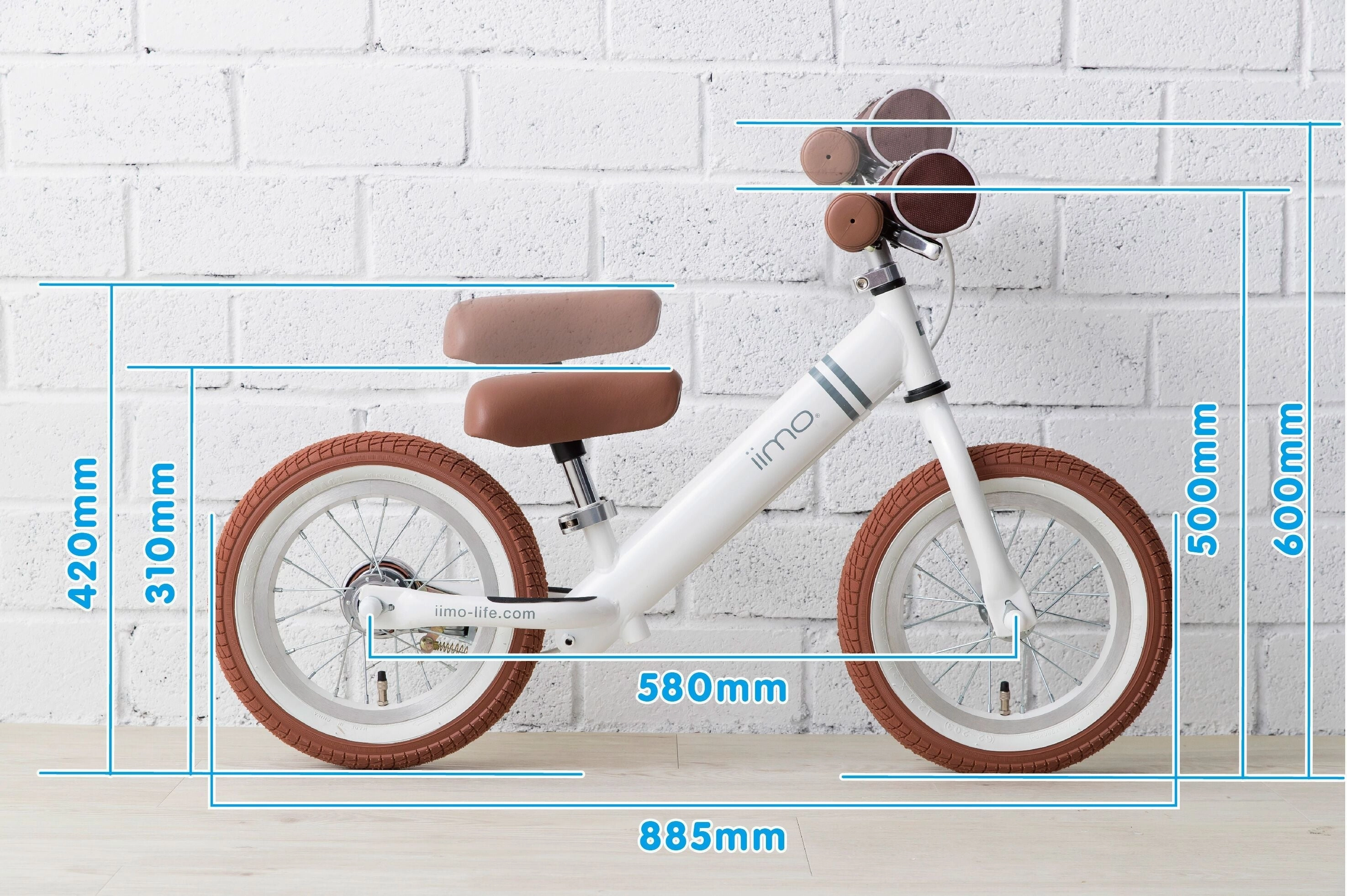 Iimo 12" Balance Bike (Kick Bike) -Alloy