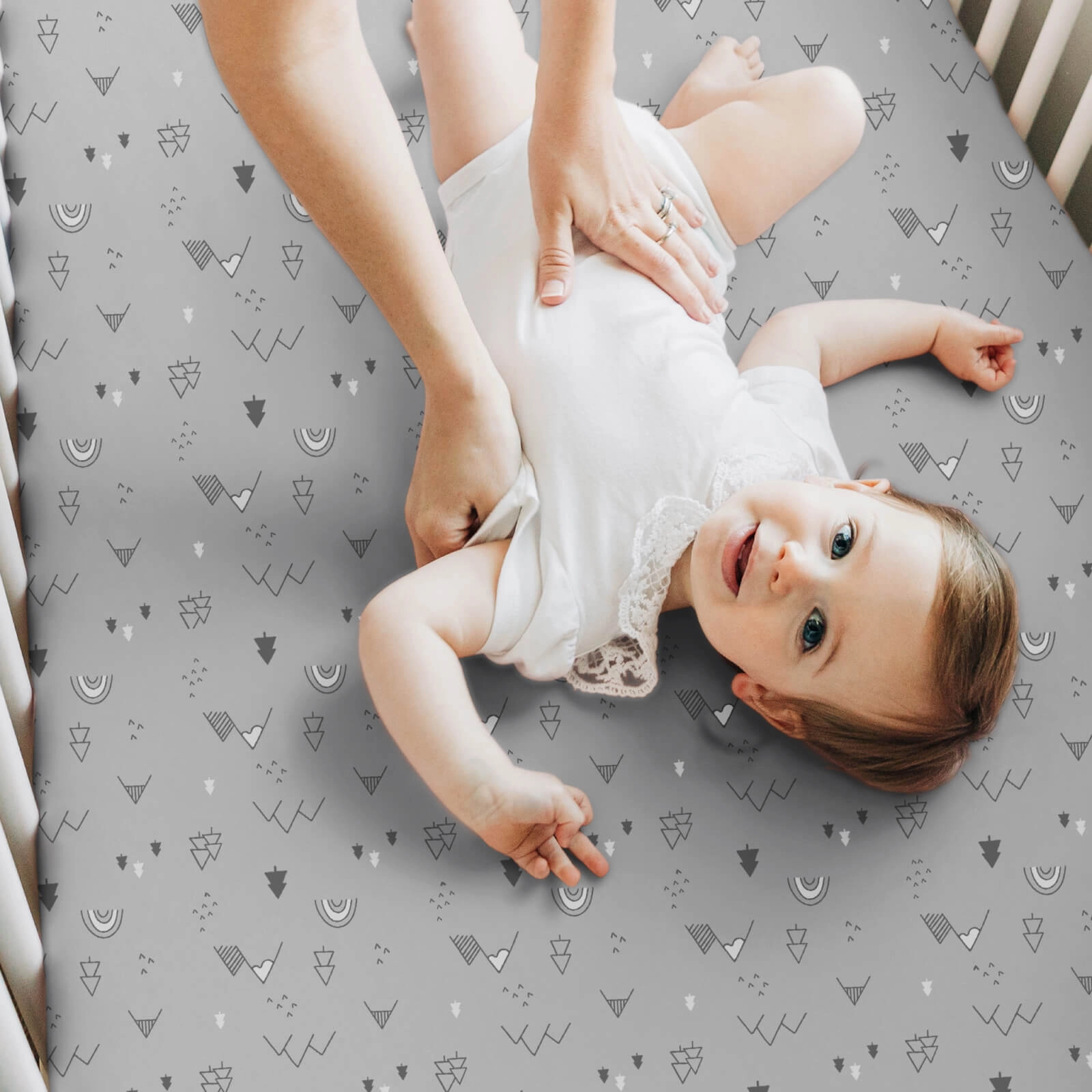 Isla Fitted Crib Sheets (Woodland)