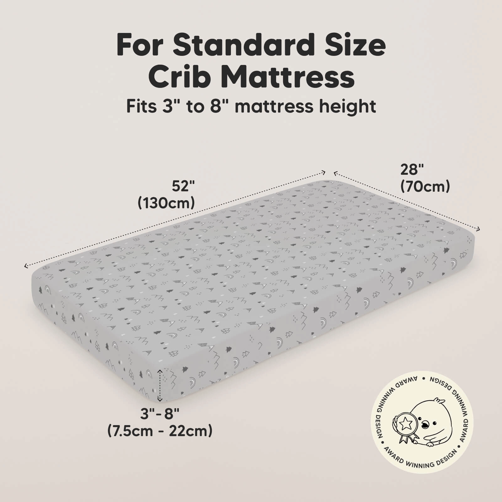 Isla Fitted Crib Sheets (Woodland)