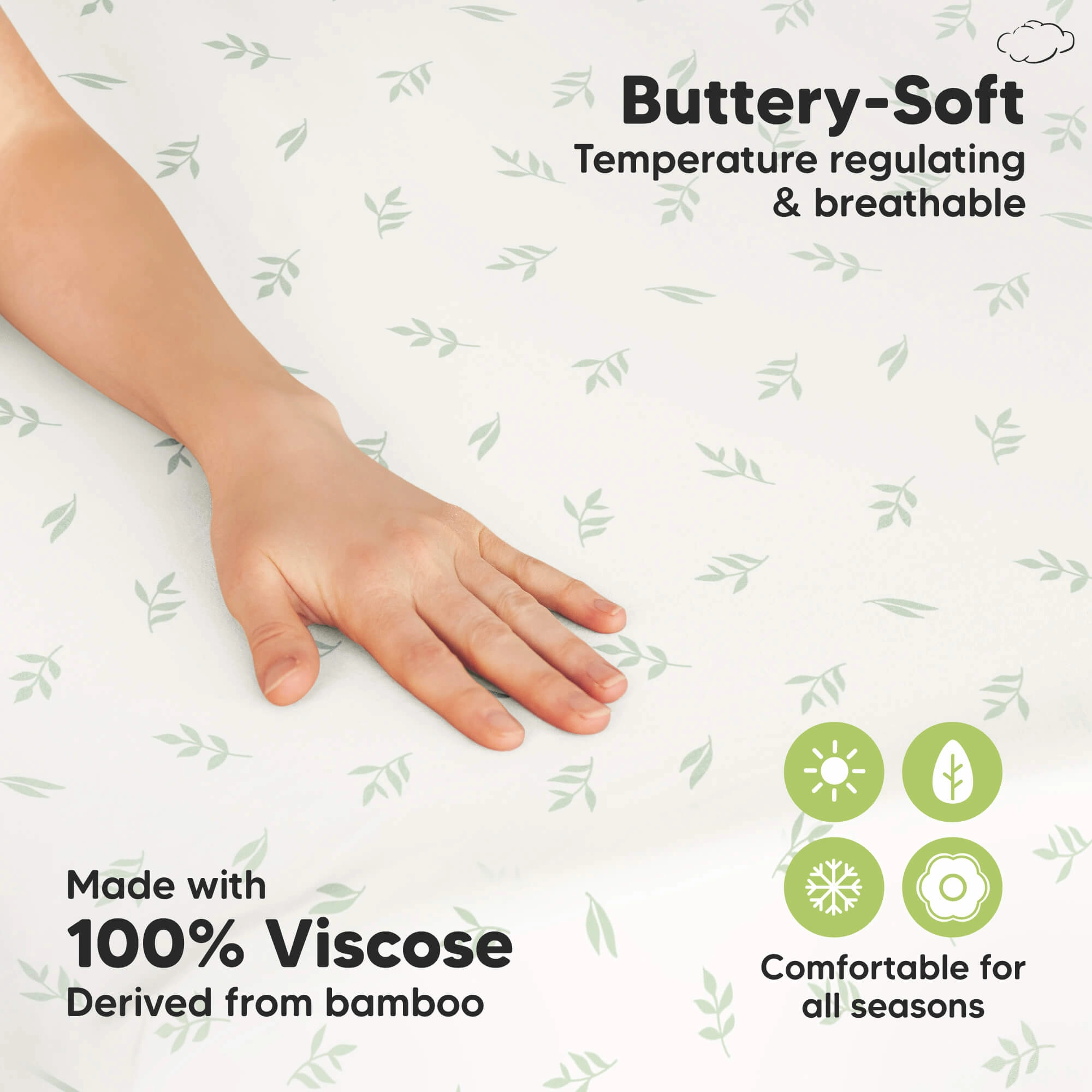 Isla Fitted Mini Crib Sheets (Herb)