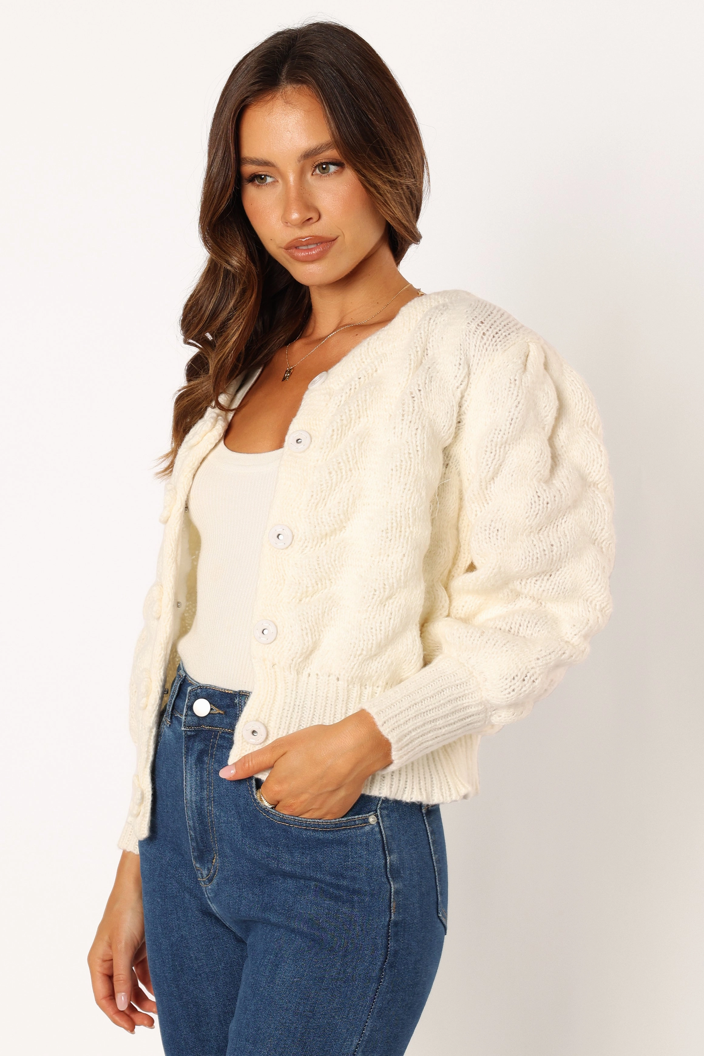 Kenia Cardigan - Ivory
