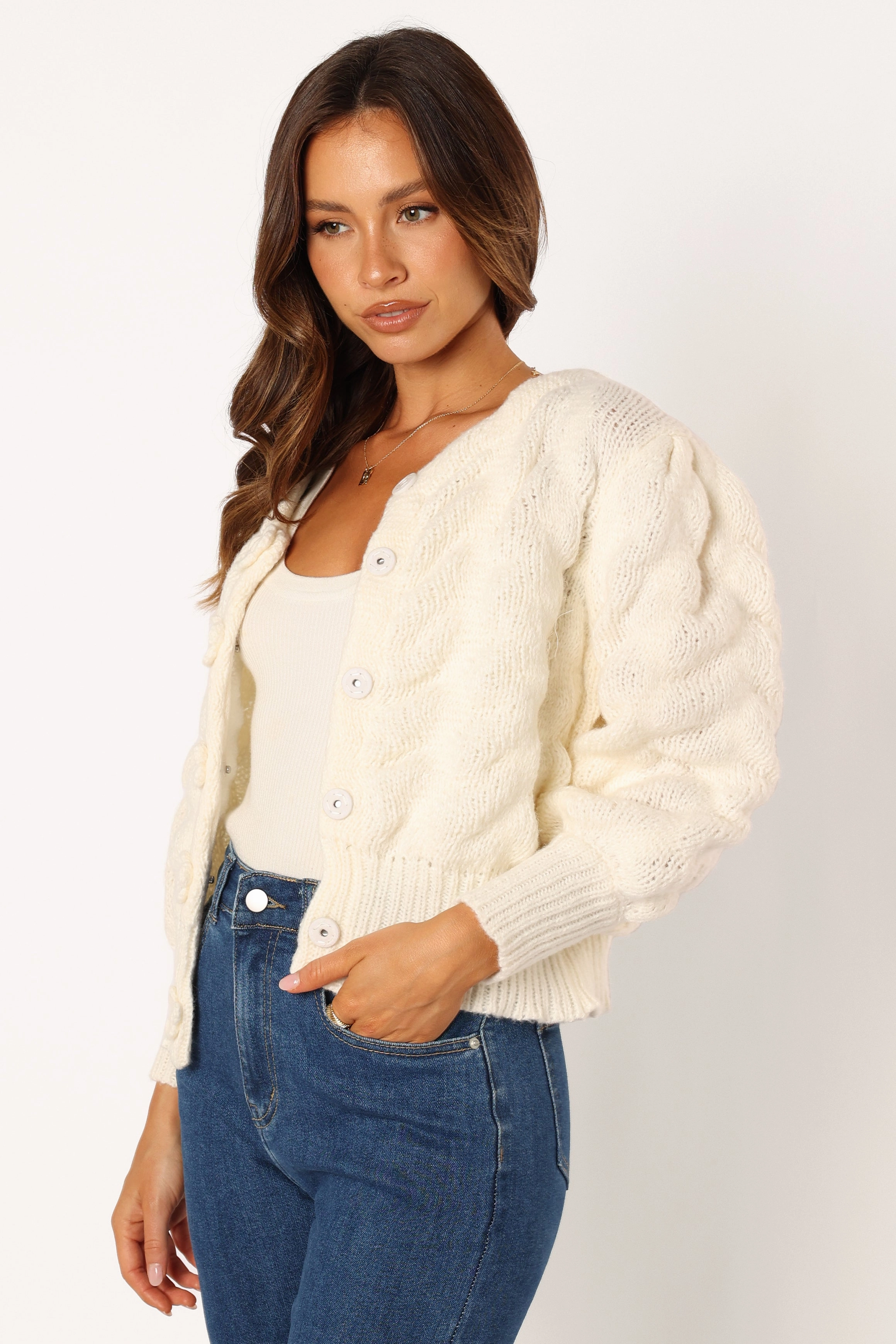 Kenia Cardigan - Ivory