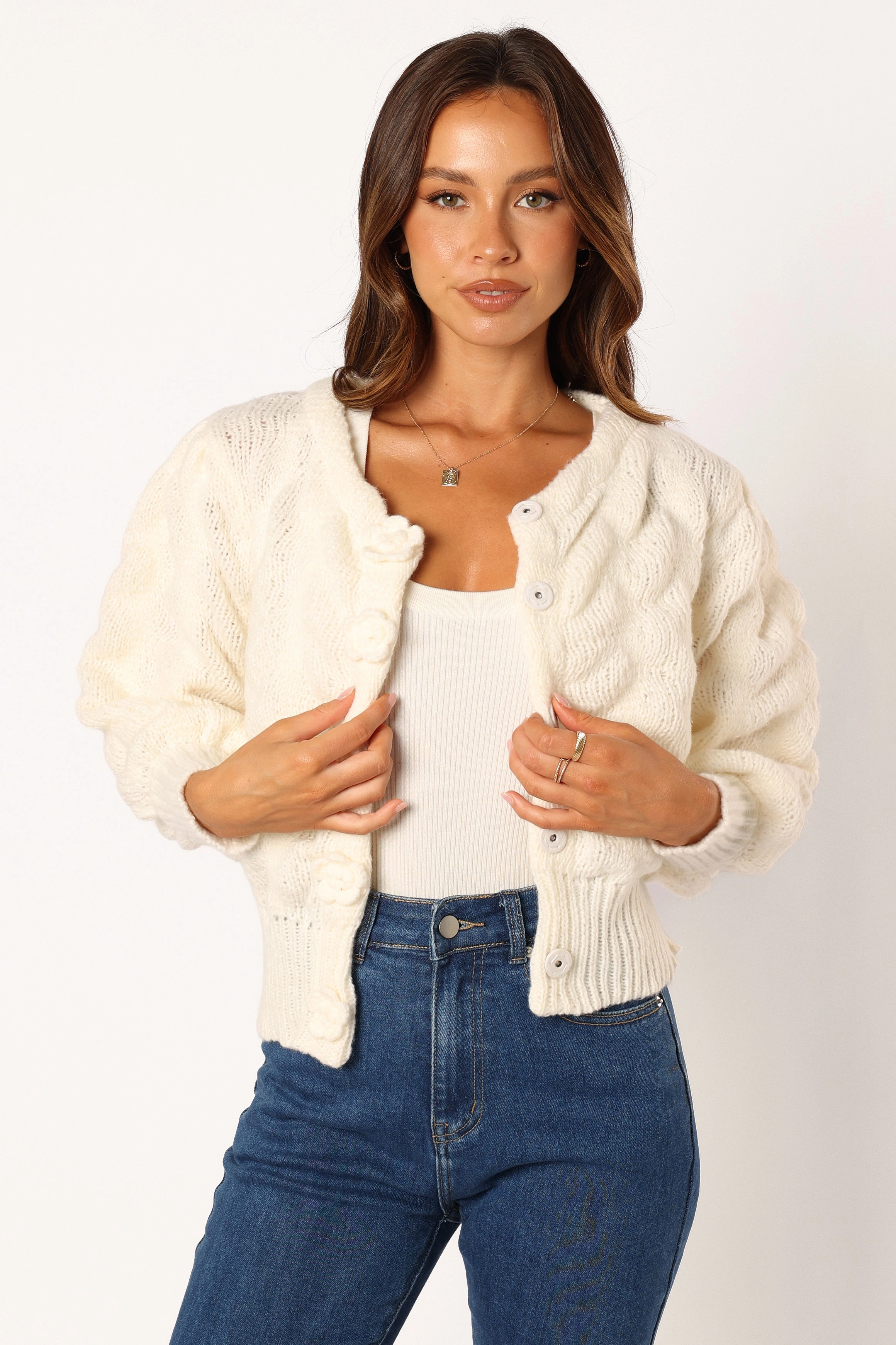 Kenia Cardigan - Ivory