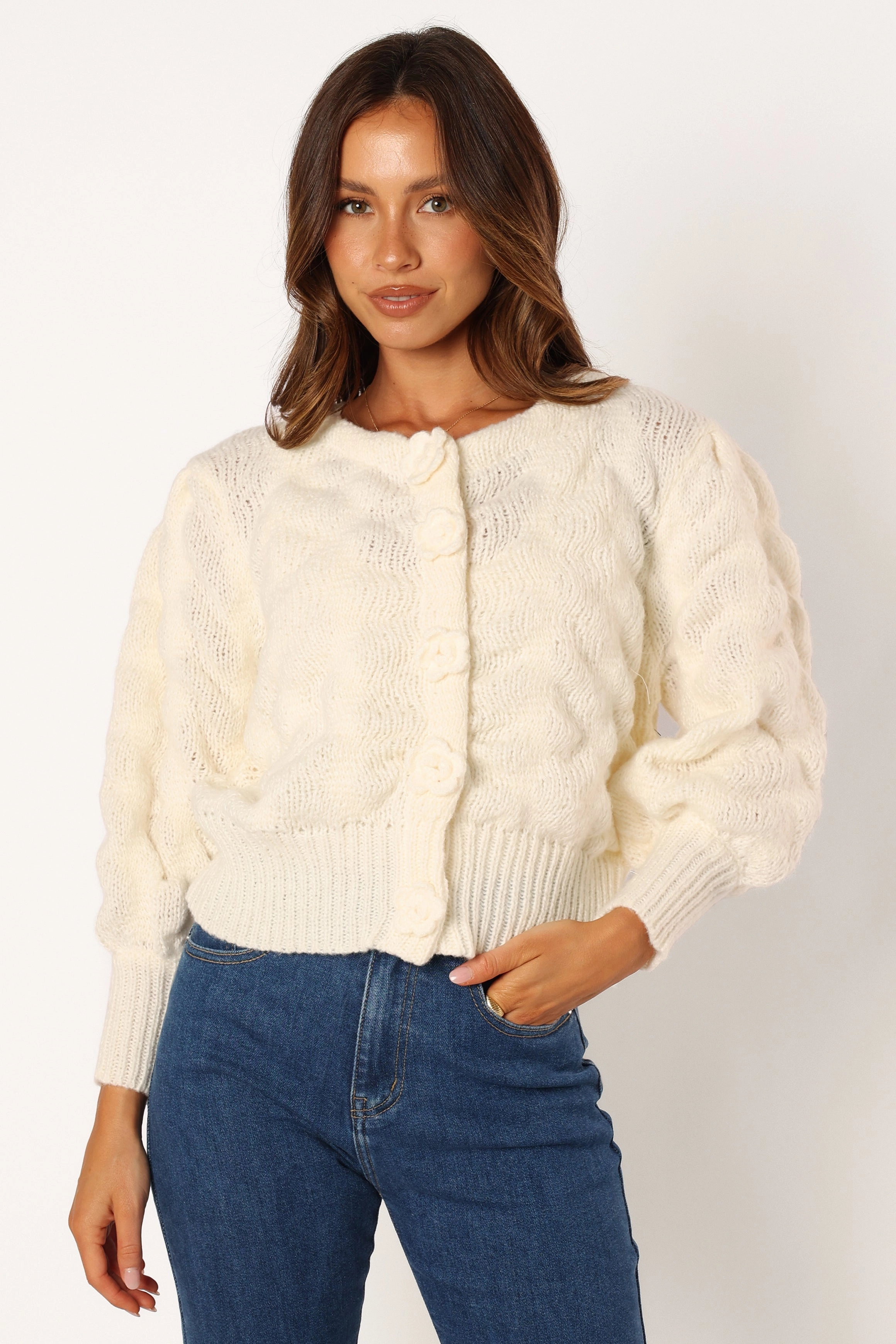 Kenia Cardigan - Ivory