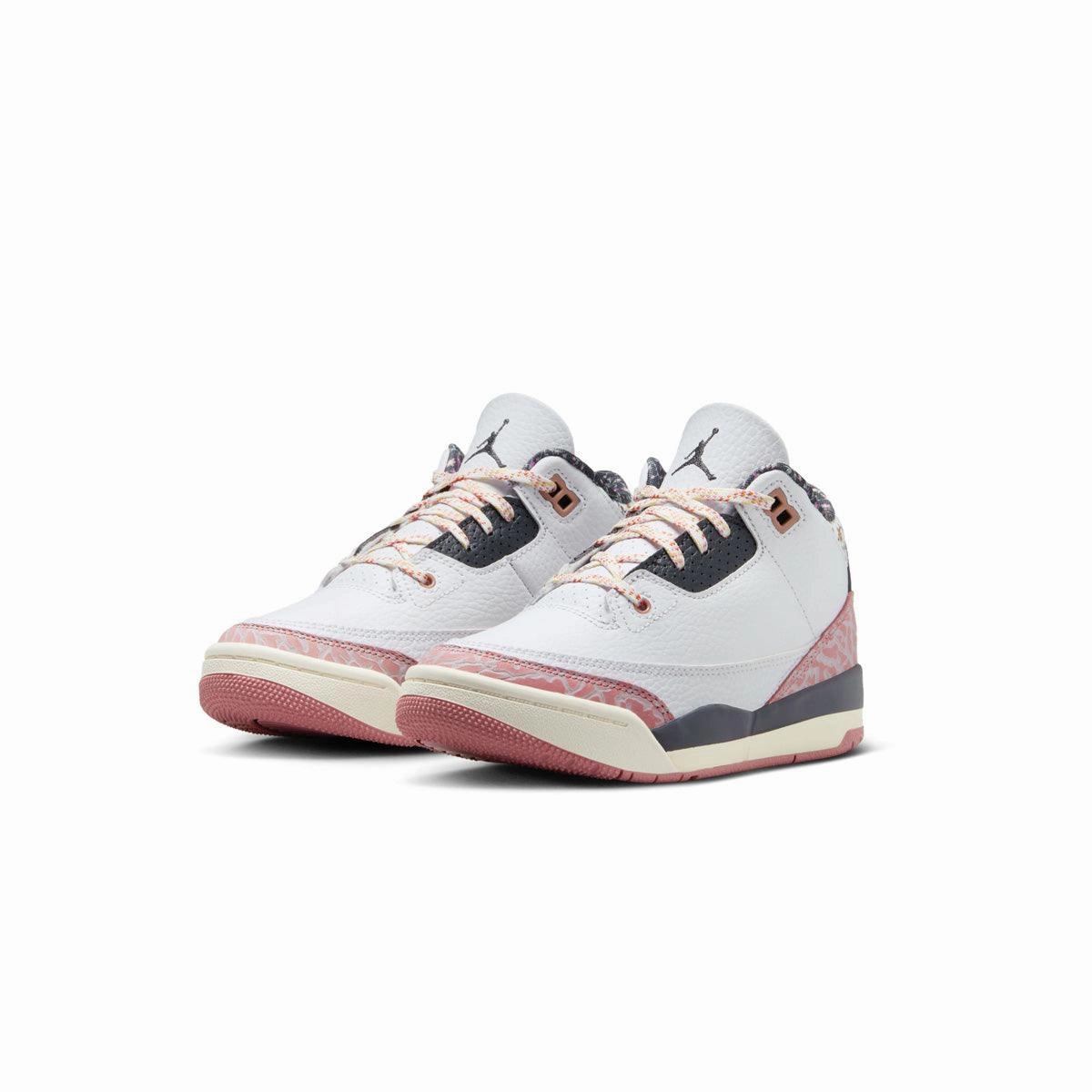 Kids Air Jordan 3 Retro 'Red Stardust'