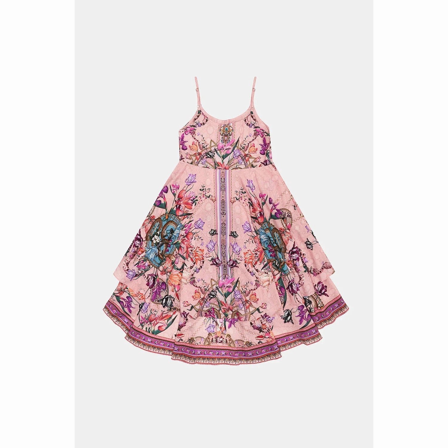 Kids Round Neck Tiered Dress - Mad As A Snake