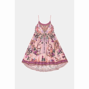 Kids Round Neck Tiered Dress - Mad As A Snake