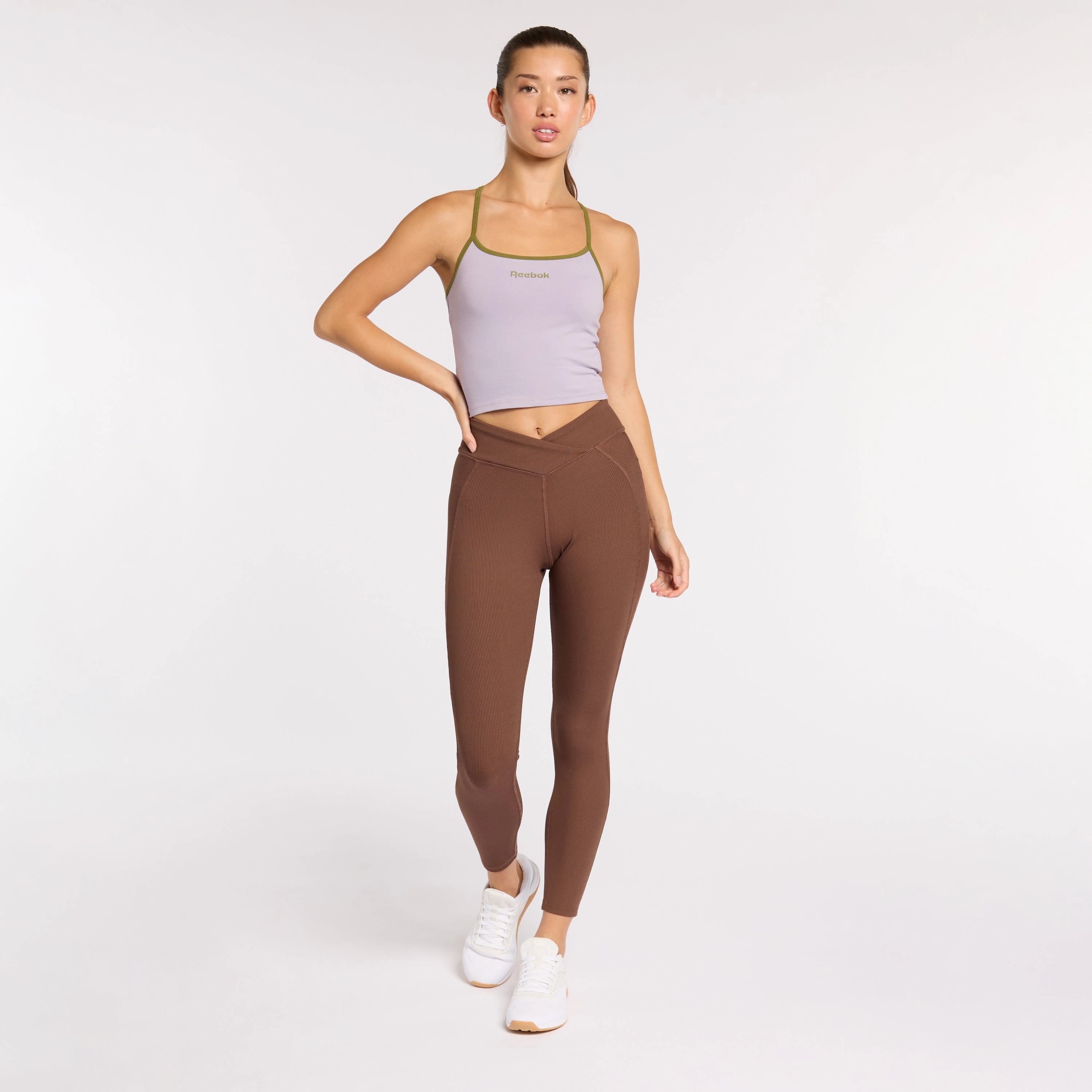 Layering Tank Dusk Purple/ Earthy Green