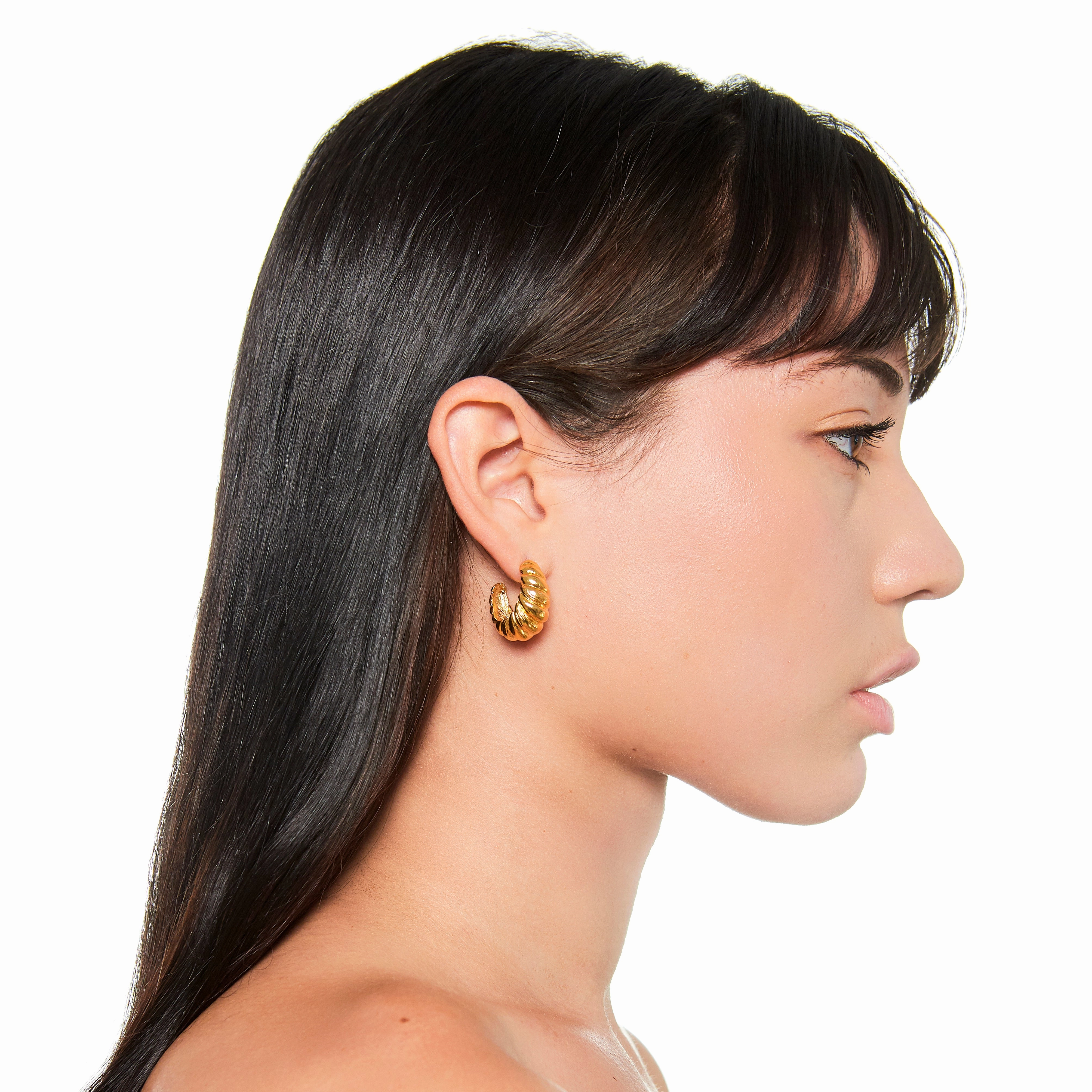 Laëtitia Hoops in Gold