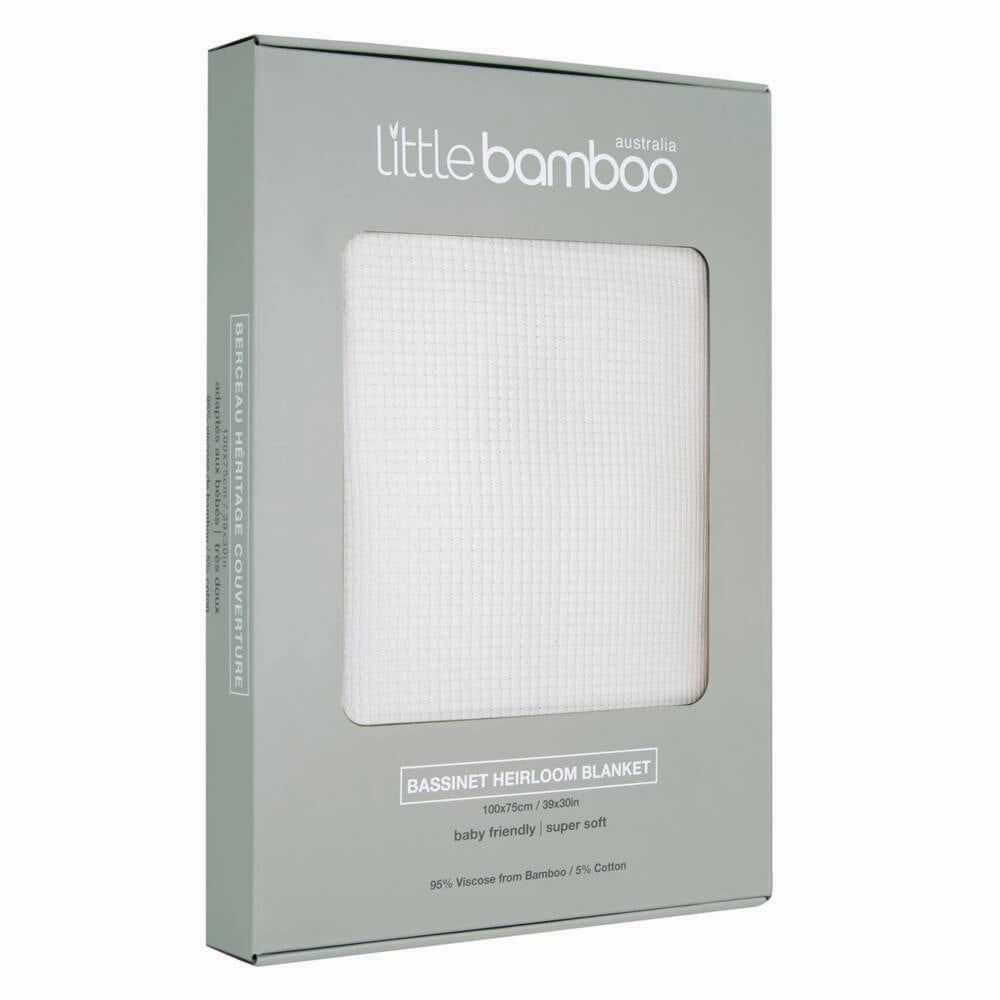 Little Bamboo Bassinet Heirloom Blanket