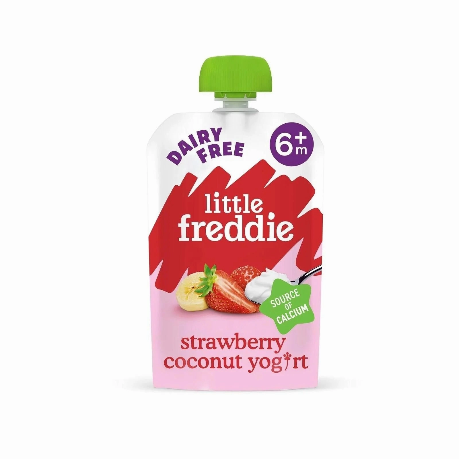 Little Freddie Organic Strawberry & Banana Yoghurt 6  months 90g