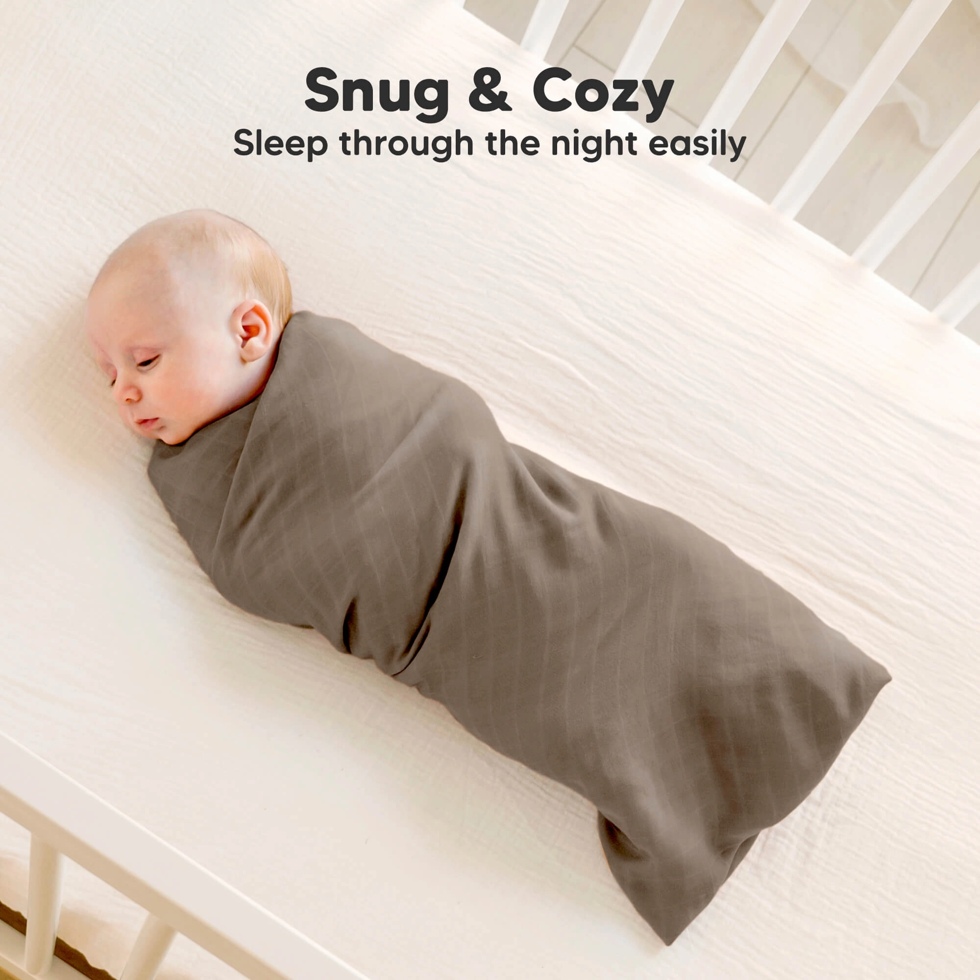 Lumi Muslin Swaddle Blankets (Nimbus)