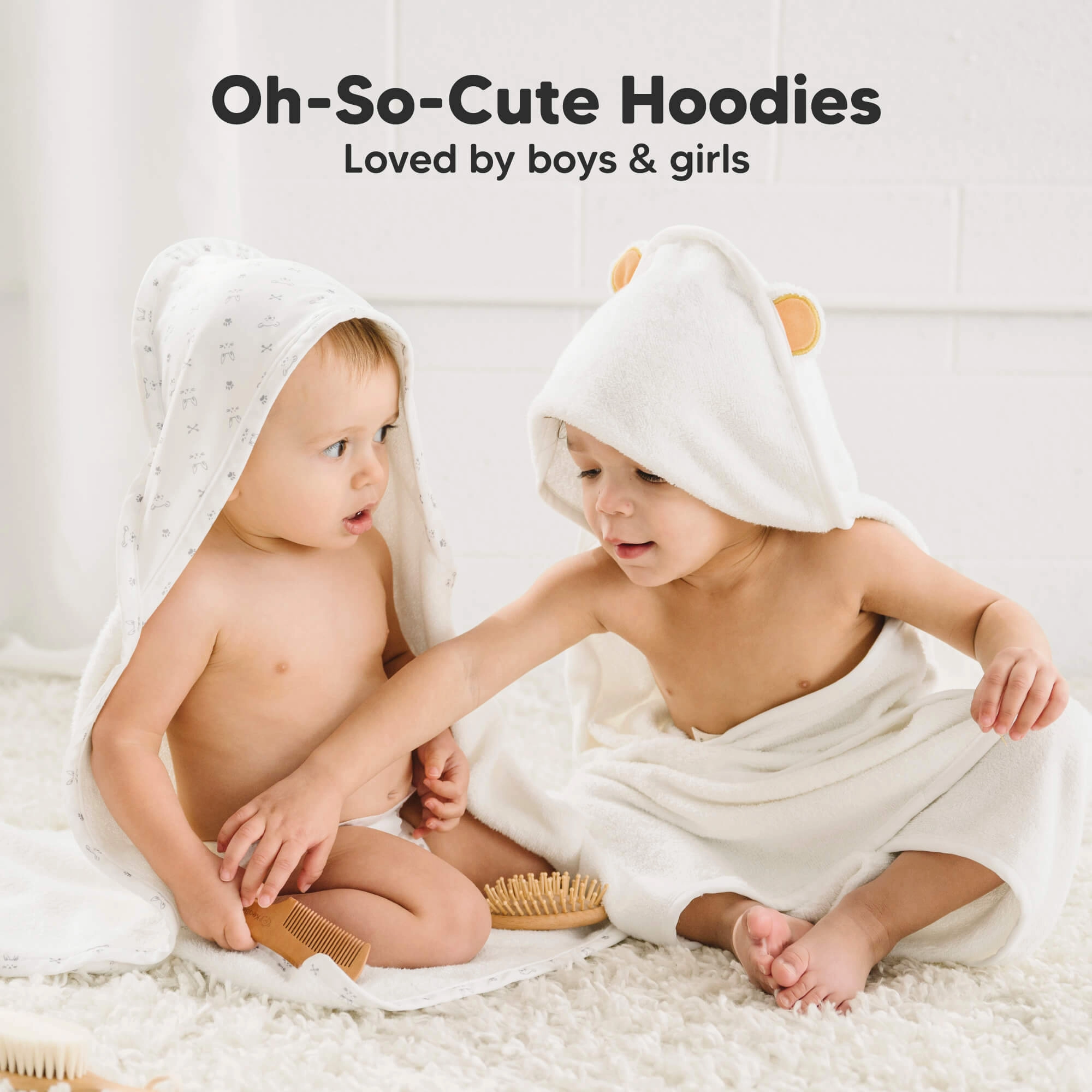 Luxe Baby Hooded Towel (Wildscape)
