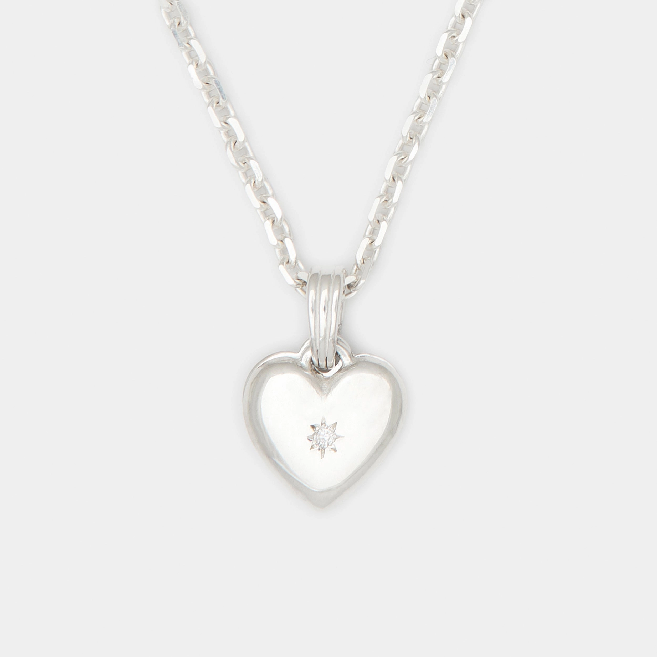 Madeline's Coeur Locket in Silver for Him