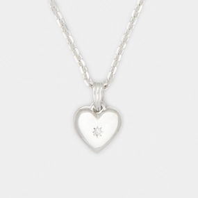 Madeline's Coeur Locket in Silver for Him