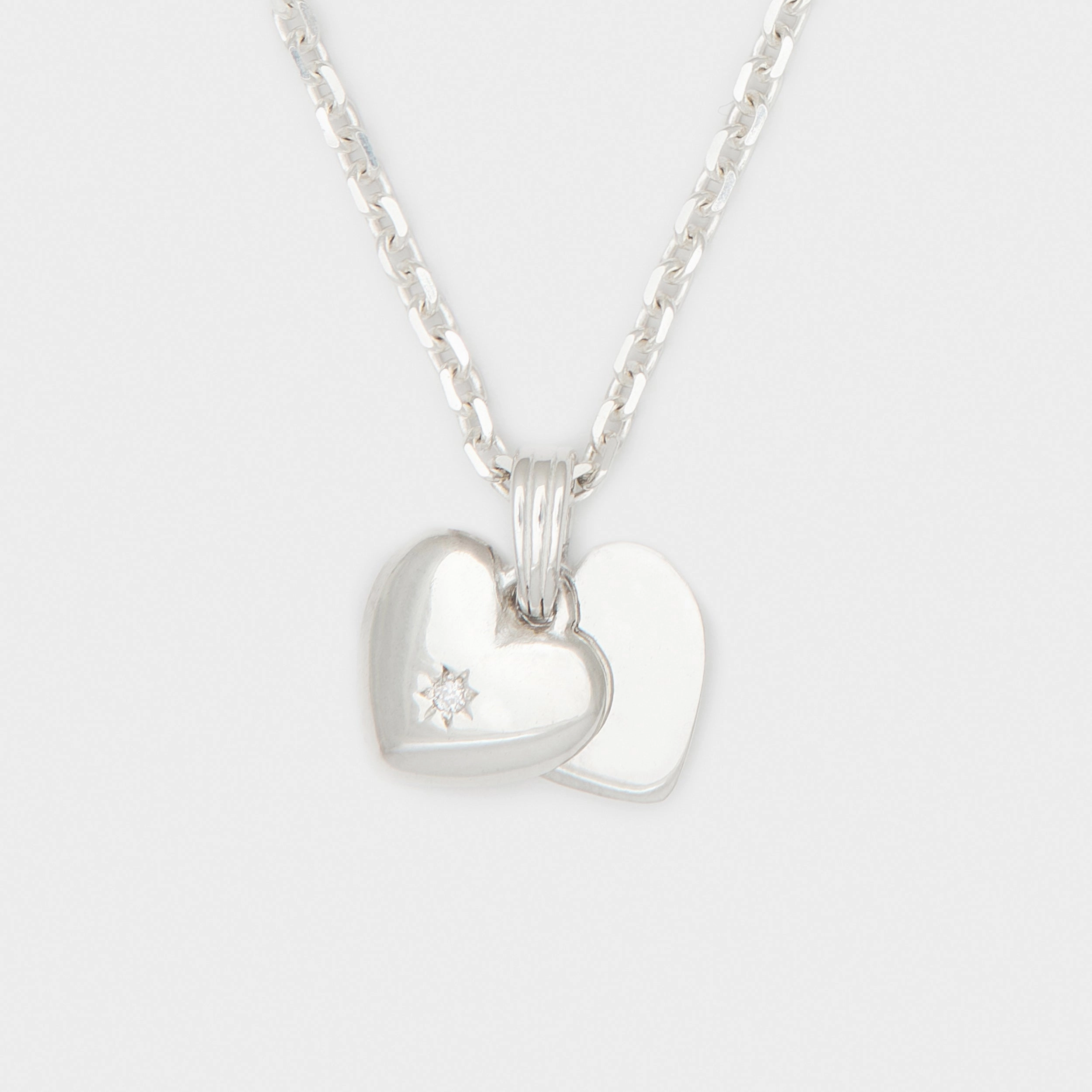 Madeline's Coeur Locket in Silver for Him