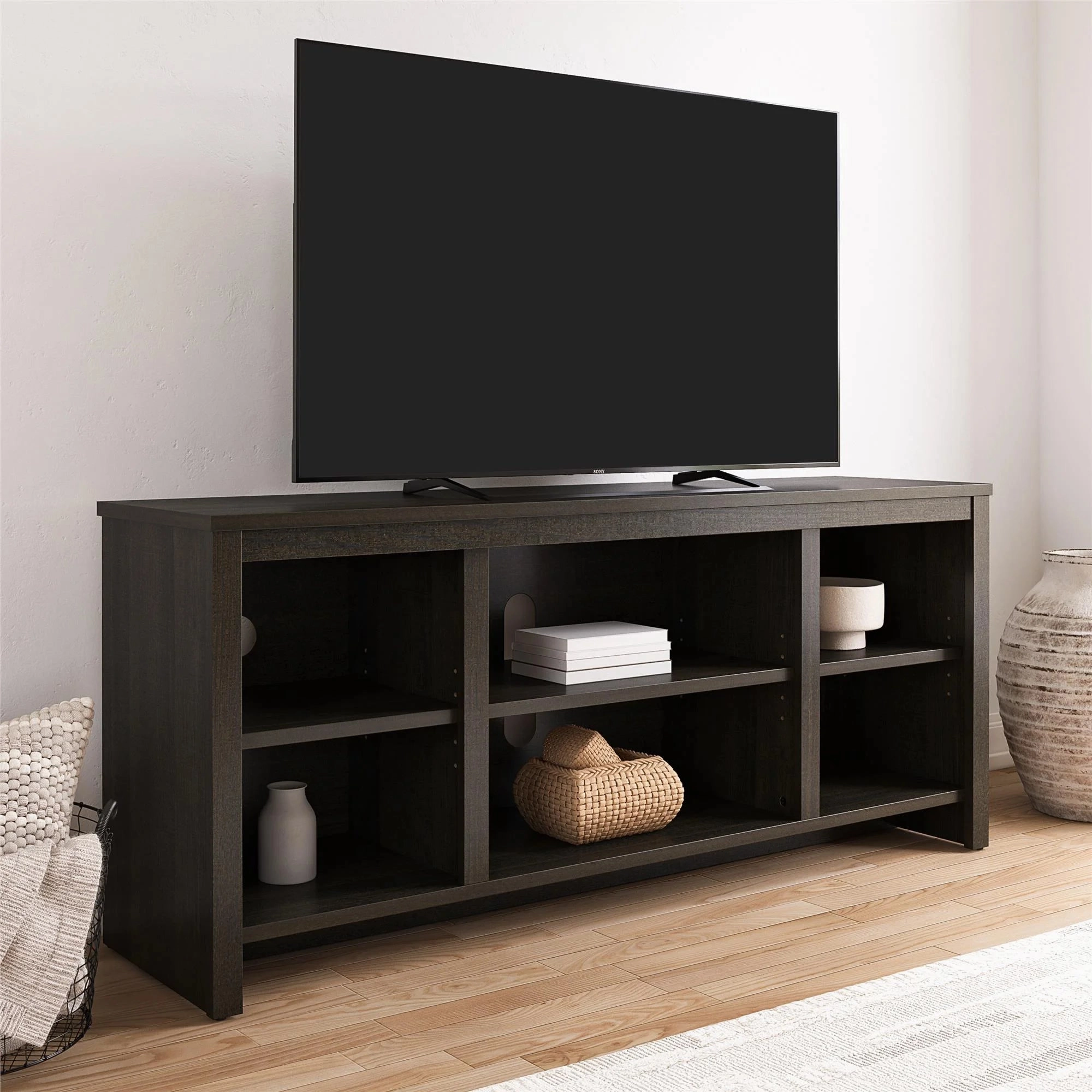 Mainstays 1995900WCOM Parsons TV Stand for TVs up to 50", Espresso