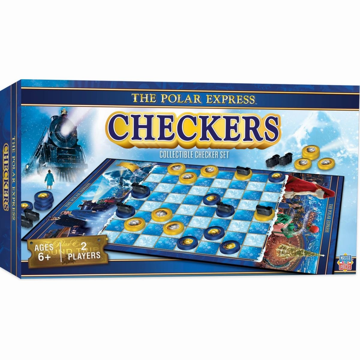 MasterPieces  The Polar Express Checkers Board Game